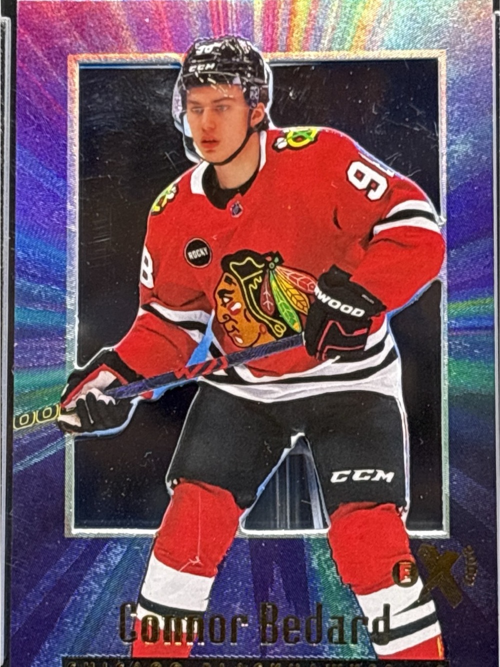 Skybox Conor Bedard Rookie Hockey Trading Card